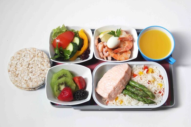 Os pratos saudables forman parte do menú nutricional correcto para a perda de peso