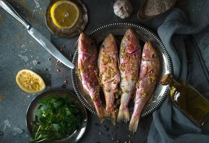 Peixes na dieta mediterránea